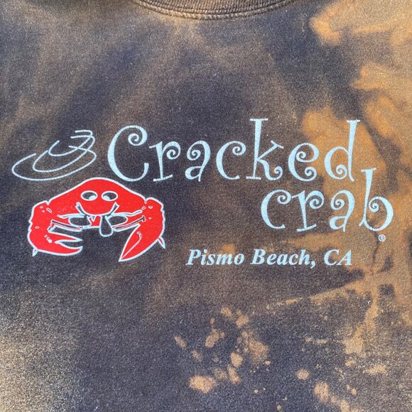 Hanes Other - Hanes Cracked Crab Pismo Beach California Bleach Custom Tee Shirt Size S